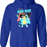 Funny Racoon Mayor Of Yapsville Hoodie - Sarcastic Humor Graphic Hoodie - Blue