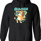 Funny Rad Dad Fathers Day Cool Dad Hoodie - Black