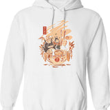Funny Ramen Hoodie - Sarcastic Humor Graphic Hoodie - White