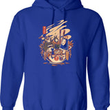 Funny Railroad Locomotive Train Lover Gift 'my Perfect Day' Trains Hoodie - Blue