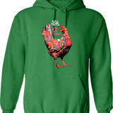 Funny Rollercoaster Gift This Is How I Roll Rollercoaster Retro Vintage - Roller Coaster Amusement Lover Hoodie - Green