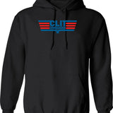 Funny Shirt - Tube Steak Hoodie - Sarcastic Humor Graphic Hoodie - Black