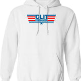 Funny Shirt - Tube Steak Hoodie - Sarcastic Humor Graphic Hoodie - White