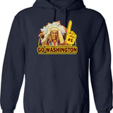 Funny Shirt - Eat Fresh Hoodie - Sarcastic Humor Graphic Hoodie - Navy