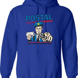 Funny Shirt - No Ma'am Hoodie - Sarcastic Humor Graphic Hoodie - Blue