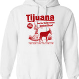 Funny Shirt - Sloppy Seconds Hoodie - Sarcastic Humor Graphic Hoodie - White