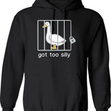Funny Shirt Wizards Dancing Tshirt Vintage Fantasy Rave Party Hoodie - Black