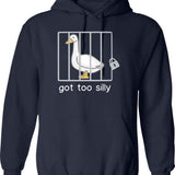 Funny Shirt Wizards Dancing Tshirt Vintage Fantasy Rave Party Hoodie - Navy