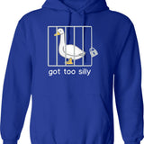 Funny Shirt Wizards Dancing Tshirt Vintage Fantasy Rave Party Hoodie - Blue