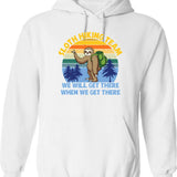 Funny Ski Skier Or Snowboard What's Your Sign Gift Hoodie - White