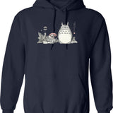 Funny Stickman Hoodie - Sarcastic Humor Graphic Hoodie - Navy
