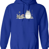 Funny Stickman Hoodie - Sarcastic Humor Graphic Hoodie - Blue