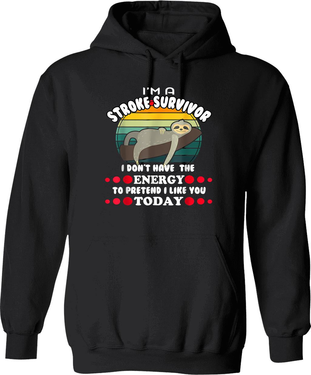 Funny Stop Manga Style Bus Hoodie - Sarcastic Humor Graphic Hoodie - Black