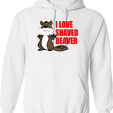 Funny Hoodie Be Kind To Animals Kiss A Beaver Rude - White