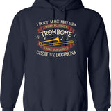 Funny Train Gift Steam Engine Locomotive Railway Gift Hoodie - Navy