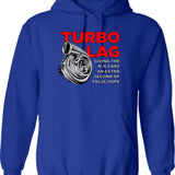 Funny Trucker Hoodie - Sarcastic Humor Graphic Hoodie - Blue