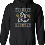 Funny Ugly Hanukkah Sweater Happy Challah Days Hoodie - Black