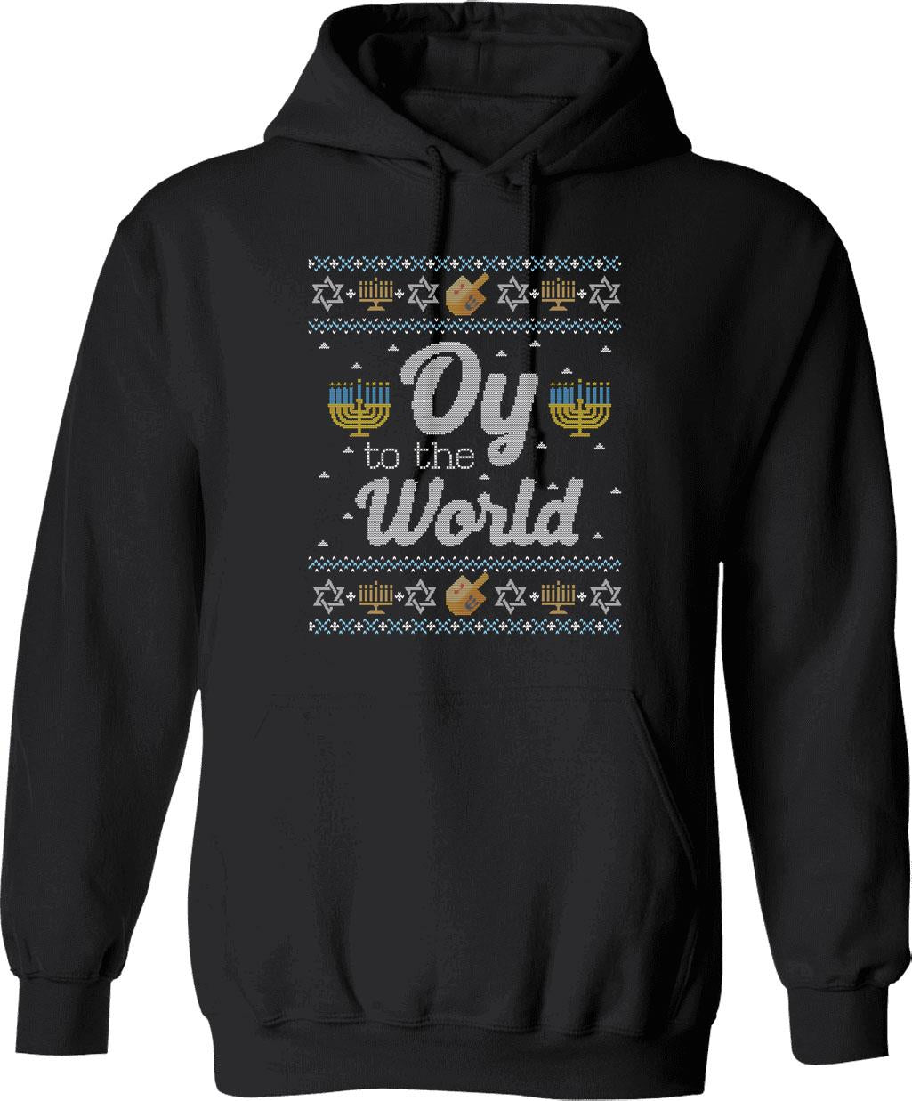 Funny Ugly Hanukkah Sweater Happy Challah Days Hoodie - Black