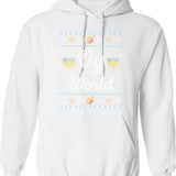 Funny Ugly Hanukkah Sweater Happy Challah Days Hoodie - White