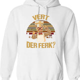 Funny Van Travel Camping Life Get Out Of Bed Vintage Hoodie - White