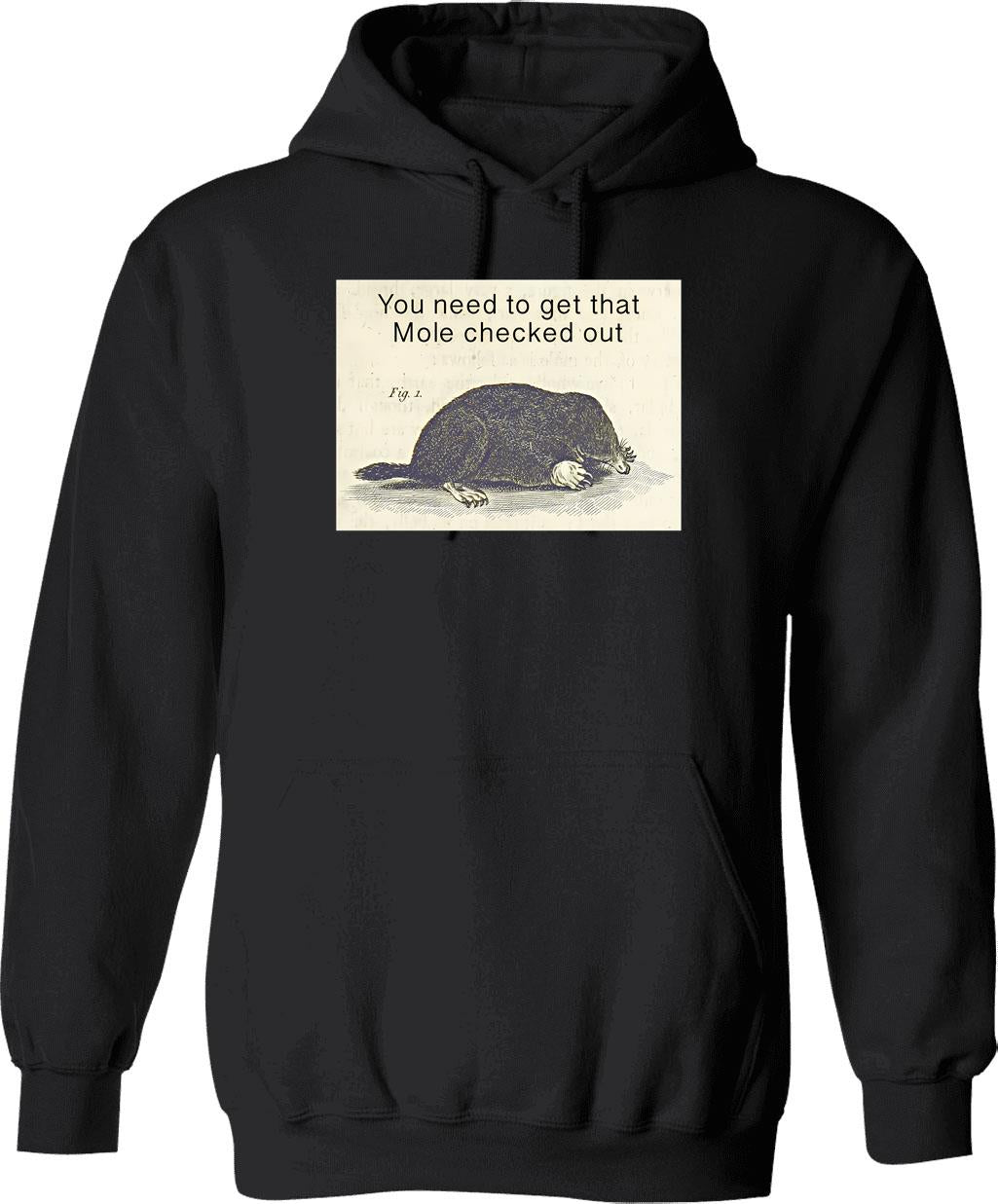Funny Vintage Miniature Schnauzer No Fluffs Given Hoodie - Black