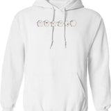 Funny Vinyl Quotes It's Not Hoarding If It's Vinyl Hoodie - White