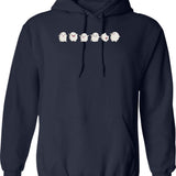 Funny Vinyl Quotes It's Not Hoarding If It's Vinyl Hoodie - Navy
