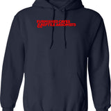 Furday The 13th Hoodie - Retro Graphic Pullover Hoodie for Men & Women - Navy
