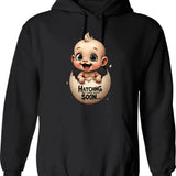 Future Mom - Baby On The Way Hoodie - Black