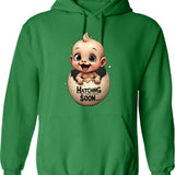 Future Mom - Baby On The Way Hoodie - Green