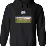 Galactic Fest Hoodie - Retro Graphic Pullover Hoodie for Men & Women - Black