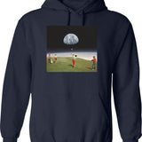 Galactic Fest Hoodie - Retro Graphic Pullover Hoodie for Men & Women - Navy