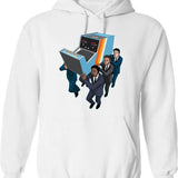 Game Movies Funny Video Vintage Gaming Hoodie - White