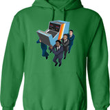 Game Movies Funny Video Vintage Gaming Hoodie - Green