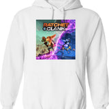 Game Over 8-bit Retro Vintage Style Hoodie - White