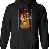 Game R And C Hoodie - Retro Graphic Pullover Hoodie for Men & Women - Black