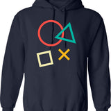 Game Vintage Movies Video Funny Gaming Hoodie - Navy