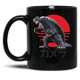 Gamera Attack Black Coffee Mug, Gift Coffee Mug