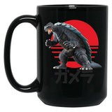 Gamera Attack Black Coffee Mug, Gift Coffee Mug - Black