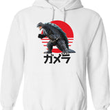 Gamera Attack Graphic Pullover Hoodie - White
