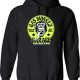 Gas Monket Hoodie - Retro Graphic Pullover Hoodie for Men & Women - Black