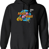 Gay Cock Willy Hoodie - Retro Graphic Pullover Hoodie for Men & Women - Black