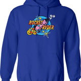 Gay Cock Willy Hoodie - Retro Graphic Pullover Hoodie for Men & Women - Blue