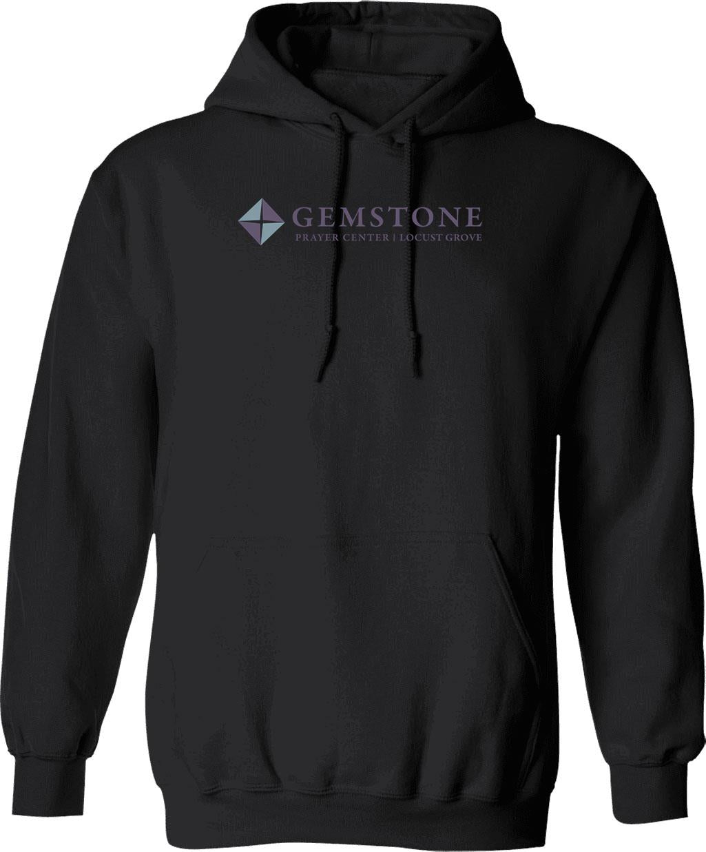 Gemma Collins 90s Vintage Hoodie - Retro Graphic Cosy Pullover - Black