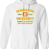 Gen-x Raised On Hose Water And Neglect Hoodie - White