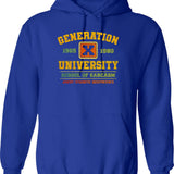 Gen-x Raised On Hose Water And Neglect Hoodie - Blue