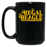 Generic The Regal Beagle Santa Monica Ca Est 1977 Logo Black Coffee Mug, Gift Coffee Mug - Black