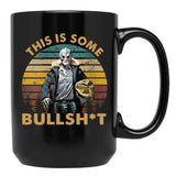 Generic Vintage Design This Is Some Bullshit Black Coffee Mug, Gift Coffee Mug