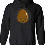 Gert Lush Loveheart Hoodie - Retro Graphic Pullover Hoodie for Men & Women - Black