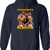 Gervinho's Big Shiny Forehead Hoodie - Retro Graphic Pullover Hoodie for Men & Women - Navy